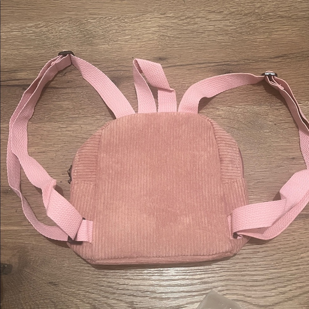 New Pink Corduroy Women's/Childs small Bag measures 7x7x3 - Picture 3 of 5